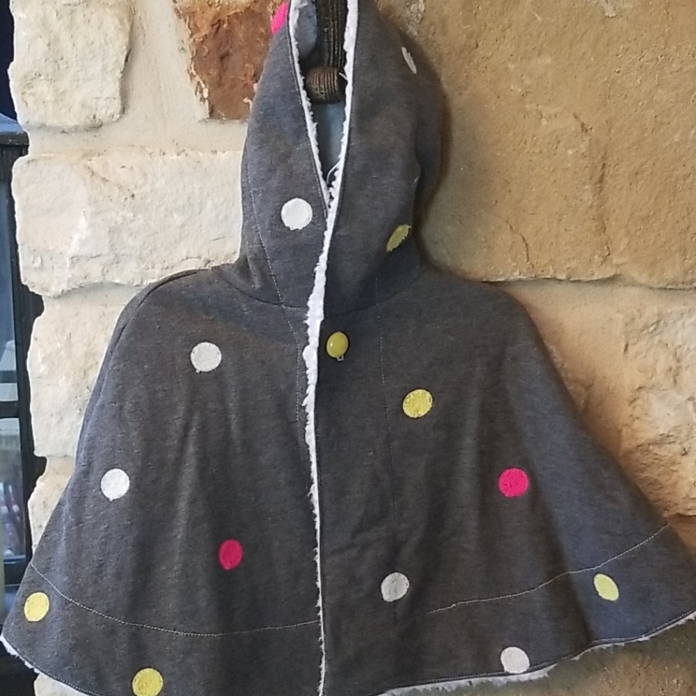 Handmade girls poncho